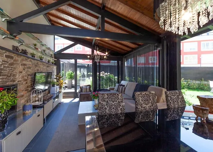 펜션 Maravillosa Vivienda Con Jardin Y Barbacoa. 미뇨